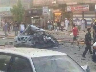 The assassination of an officer in the Ministry of Interior in a car bombing in the Yarmouk area west of Baghdad 792532221